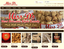 Tablet Screenshot of missdspraline.com